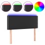 Kopfteil mit LED aus schwarzem Kunstleder 90x5x78/88 cm von vidaXL, Kopf- und Fußteile - Ref: Foro24-3121550, Preis: 36,84 €,...