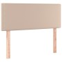 Kopfteil mit LED-Kunstleder in der Farbe Cappuccino, 90 x 5 x 78/88 cm von vidaXL, Kopf- und Fußteile - Ref: Foro24-3121555, ...