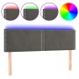Dunkelgraues Samtkopfteil mit LED 144x5x78/88 cm von vidaXL, Kopf- und Fußteile - Ref: Foro24-3121521, Preis: 51,45 €, Rabatt: %