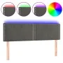 Dunkelgraues Samtkopfteil mit LED 144x5x78/88 cm von vidaXL, Kopf- und Fußteile - Ref: Foro24-3121521, Preis: 51,15 €, Rabatt: %