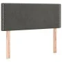 Dunkelgraues Samtkopfteil mit LED 100x5x78/88 cm von vidaXL, Kopf- und Fußteile - Ref: Foro24-3121515, Preis: 40,15 €, Rabatt: %