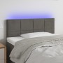 Dunkelgraues Samtkopfteil mit LED 100x5x78/88 cm von vidaXL, Kopf- und Fußteile - Ref: Foro24-3121655, Preis: 47,64 €, Rabatt: %