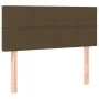 Headboard with LED in dark brown fabric 90x5x78/88 cm by vidaXL, Headboards and footboards - Ref: Foro24-3121597, Price: 47,3...