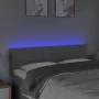 Light gray fabric headboard with LED 144x5x78/88 cm by vidaXL, Headboards and footboards - Ref: Foro24-3121610, Price: 64,29 ...