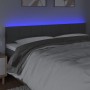 Kopfteil mit LED aus dunkelgrauem Stoff 200x5x78/88 cm von vidaXL, Kopf- und Fußteile - Ref: Foro24-3121635, Preis: 70,68 €, ...