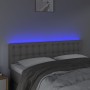 Kopfteil mit LED, schwarzem Kunstleder, 144 x 5 x 78/88 cm von vidaXL, Kopf- und Fußteile - Ref: Foro24-3121706, Preis: 60,23...
