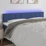 Cabecero con LED de tela azul 180x5x78/88 cm de vidaXL, Cabeceros y pies de cama - Ref: Foro24-3121632, Precio: 62,46 €, Desc...