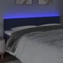 Blue fabric headboard with LED 180x5x78/88 cm by vidaXL, Headboards and footboards - Ref: Foro24-3121632, Price: 62,46 €, Dis...