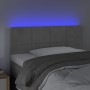 Hellgraues Samtkopfteil mit LED 80x5x78/88 cm von vidaXL, Kopf- und Fußteile - Ref: Foro24-3121642, Preis: 39,31 €, Rabatt: %