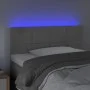 Hellgraues Samtkopfteil mit LED 80x5x78/88 cm von vidaXL, Kopf- und Fußteile - Ref: Foro24-3121642, Preis: 45,11 €, Rabatt: %