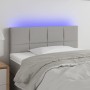 Kopfteil aus hellgrauem Stoff mit LED 100x5x78/88 cm von vidaXL, Kopf- und Fußteile - Ref: Foro24-3121602, Preis: 46,00 €, Ra...