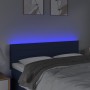 LED-Kopfteil aus blauem Stoff, 144 x 5 x 78/88 cm von vidaXL, Kopf- und Fußteile - Ref: Foro24-3121756, Preis: 65,46 €, Rabat...