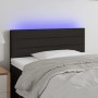 Kopfteil aus schwarzem Stoff mit LED 90x5x78/88 cm von vidaXL, Kopf- und Fußteile - Ref: Foro24-3121736, Preis: 41,64 €, Raba...