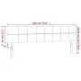 LED-Kopfteil aus dunkelblauem Samt, 180 x 5 x 78/88 cm von vidaXL, Kopf- und Fußteile - Ref: Foro24-3121676, Preis: 72,66 €, ...