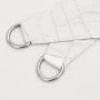 Toldo de vela cuadrado tela Oxford blanco 4,5x4,5 m
