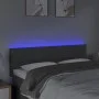 Cabecero con LED de tela gris oscuro 144x5x78/88 cm de vidaXL, Cabeceros y pies de cama - Ref: Foro24-3121611, Precio: 64,44 ...