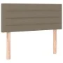 Headboard with LED in taupe gray fabric 80x5x78/88 cm by vidaXL, Headboards and footboards - Ref: Foro24-3121730, Price: 42,3...