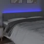 Light gray fabric headboard with LED 160x5x78/88 cm by vidaXL, Headboards and footboards - Ref: Foro24-3121618, Price: 56,79 ...