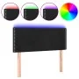 Black velvet headboard with LED 80x5x78/88 cm by vidaXL, Headboards and footboards - Ref: Foro24-3121504, Price: 37,27 €, Dis...