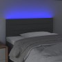 Kopfteil mit LED aus dunkelgrauem Stoff 80x5x78/88 cm von vidaXL, Kopf- und Fußteile - Ref: Foro24-3121727, Preis: 42,66 €, R...