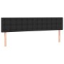 Kopfteil mit LED aus schwarzem Kunstleder 160x5x78/88 cm von vidaXL, Kopf- und Fußteile - Ref: Foro24-3121708, Preis: 61,56 €...