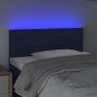 Kopfteil aus blauem Stoff mit LED 80x5x78/88 cm von vidaXL, Kopf- und Fußteile - Ref: Foro24-3121732, Preis: 42,56 €, Rabatt: %