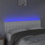 Kopfteil mit LED, weißem Kunstleder, 144 x 5 x 78/88 cm von vidaXL, Kopf- und Fußteile - Ref: Foro24-3121703, Preis: 76,68 €,...