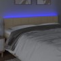 Kopfteil aus cremefarbenem Stoff mit LED 200x5x78/88 cm von vidaXL, Kopf- und Fußteile - Ref: Foro24-3121639, Preis: 63,32 €,...