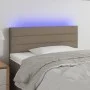 Cabecero con LED de tela gris taupe 90x5x78/88 cm de vidaXL, Cabeceros y pies de cama - Ref: Foro24-3121738, Precio: 47,61 €,...