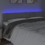 Hellgraues Samtkopfteil mit LED 200x5x78/88 cm von vidaXL, Kopf- und Fußteile - Ref: Foro24-3121678, Preis: 60,69 €, Rabatt: %
