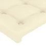 Cabecero con LED cuero sintético color crema 100x5x78/88 cm de vidaXL, Cabeceros y pies de cama - Ref: Foro24-3121698, Precio...