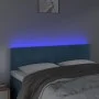 LED-Kopfteil aus dunkelbraunem Samt, 144 x 5 x 78/88 cm von vidaXL, Kopf- und Fußteile - Ref: Foro24-3121664, Preis: 54,98 €,...