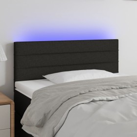 Cabecero con LED de tela negro 80x5x78/88 cm de vidaXL, Cabeceros y pies de cama - Ref: Foro24-3121728, Precio: 46,39 €, Desc...