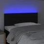 Black fabric headboard with LED 80x5x78/88 cm by vidaXL, Headboards and footboards - Ref: Foro24-3121728, Price: 49,65 €, Dis...