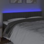 Dark gray velvet headboard with LED 200x5x78/88 cm by vidaXL, Headboards and footboards - Ref: Foro24-3121917, Price: 72,66 €...