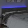 Dunkelgraues Samtkopfteil mit LED 200x5x78/88 cm von vidaXL, Kopf- und Fußteile - Ref: Foro24-3121917, Preis: 70,46 €, Rabatt: %