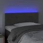 Dunkelgraues Samtkopfteil mit LED 80x5x78/88 cm von vidaXL, Kopf- und Fußteile - Ref: Foro24-3121783, Preis: 39,12 €, Rabatt: %