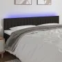 Kopfteil aus schwarzem Stoff mit LED 160x5x78/88 cm von vidaXL, Kopf- und Fußteile - Ref: Foro24-3121858, Preis: 61,35 €, Rab...