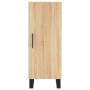 Aparador de madera contrachapada roble Sonoma 34,5x34x180 cm