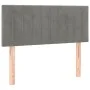 Light gray velvet headboard with LED 100x5x78/88 cm by vidaXL, Headboards and footboards - Ref: Foro24-3121892, Price: 48,35 ...