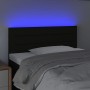 Kopfteil aus schwarzem Stoff mit LED 100x5x78/88 cm von vidaXL, Kopf- und Fußteile - Ref: Foro24-3121744, Preis: 38,18 €, Rab...