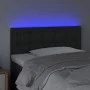 Headboard with LED lights black synthetic leather 80x5x78/88 cm by vidaXL, Headboards and footboards - Ref: Foro24-3121684, P...