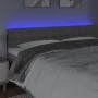 Headboard with LED gray synthetic leather 200x5x78/88 cm by vidaXL, Headboards and footboards - Ref: Foro24-3121724, Price: 7...