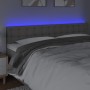 Kopfteil mit LED-grauem Kunstleder 200x5x78/88 cm von vidaXL, Kopf- und Fußteile - Ref: Foro24-3121724, Preis: 76,48 €, Rabat...