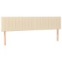 Kopfteil aus cremefarbenem Stoff mit LED 180x5x78/88 cm von vidaXL, Kopf- und Fußteile - Ref: Foro24-3121869, Preis: 81,37 €,...