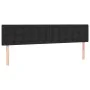 Headboard with LED black synthetic leather 180x5x78/88 cm by vidaXL, Headboards and footboards - Ref: Foro24-3121714, Price: ...