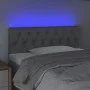 Light gray fabric headboard with LED 100x7x78/88 cm by vidaXL, Headboards and footboards - Ref: Foro24-3121938, Price: 45,42 ...