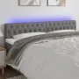 Kopfteil mit LED aus dunkelgrauem Stoff 180x7x78/88 cm von vidaXL, Kopf- und Fußteile - Ref: Foro24-3121963, Preis: 77,08 €, ...