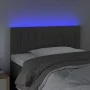 Dunkelgraues Samtkopfteil mit LED 100x5x78/88 cm von vidaXL, Kopf- und Fußteile - Ref: Foro24-3121893, Preis: 48,91 €, Rabatt: %