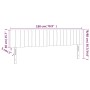 Kopfteil aus hellgrauem Stoff mit LED 180x5x78/88 cm von vidaXL, Kopf- und Fußteile - Ref: Foro24-3121864, Preis: 63,49 €, Ra...